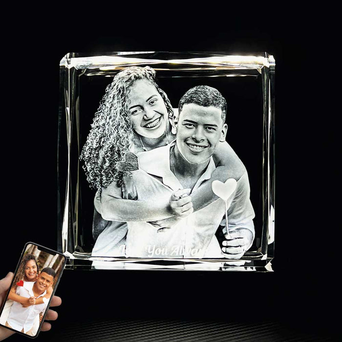 Large 3D Crystal Square